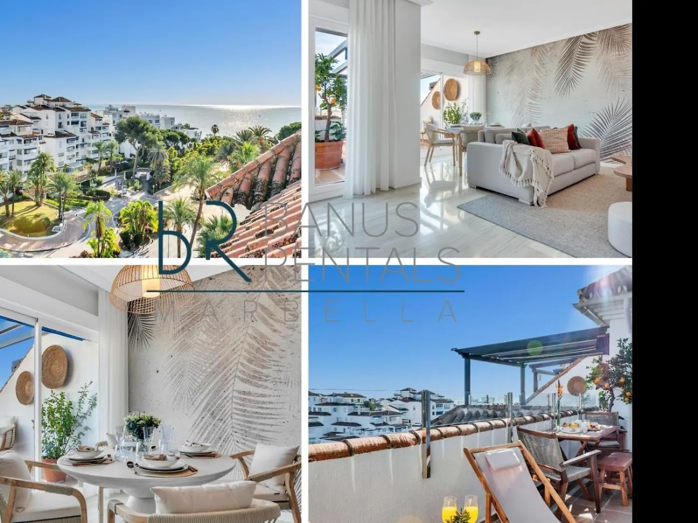 마르베야 Precioso Atico Con Vistas Al Mar Ref. 771 아파트